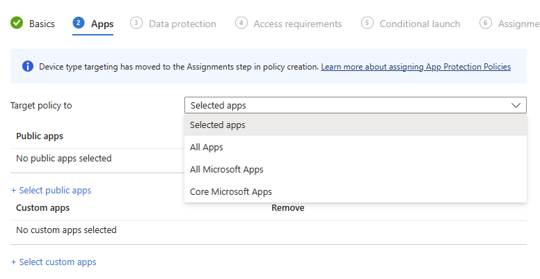 App Protection Policies - Filter Edition